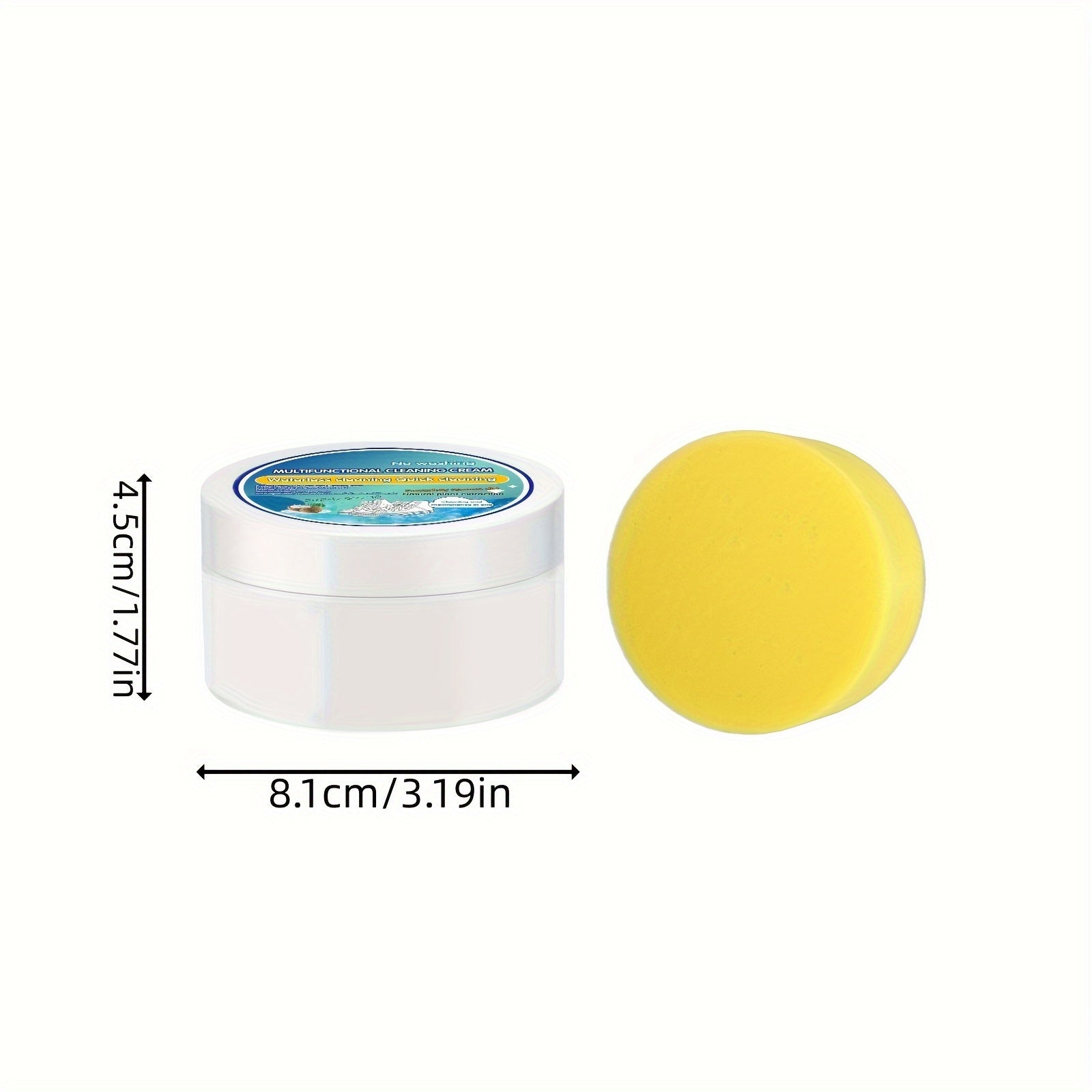 Shoe Cleaner Cream Waterless Stain Remover for Sneakers and Shoes