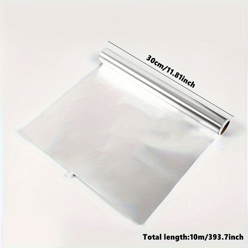 Aluminum Foil Roll 10 Meters Heat-Resistant Baking Grilling Cooking Kitchen Outdoor