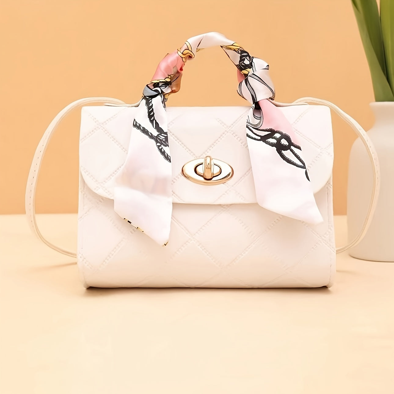 Moda to'qilgan kesma sumka, qaytariladigan sharf bilan, dog'ga chidamli PU material, almashtiriladigan kamar, qo'l bilan yuvish mumkin, kundalik va ofis ishlari uchun mos, 15 yoshdan oshganlar uchun.