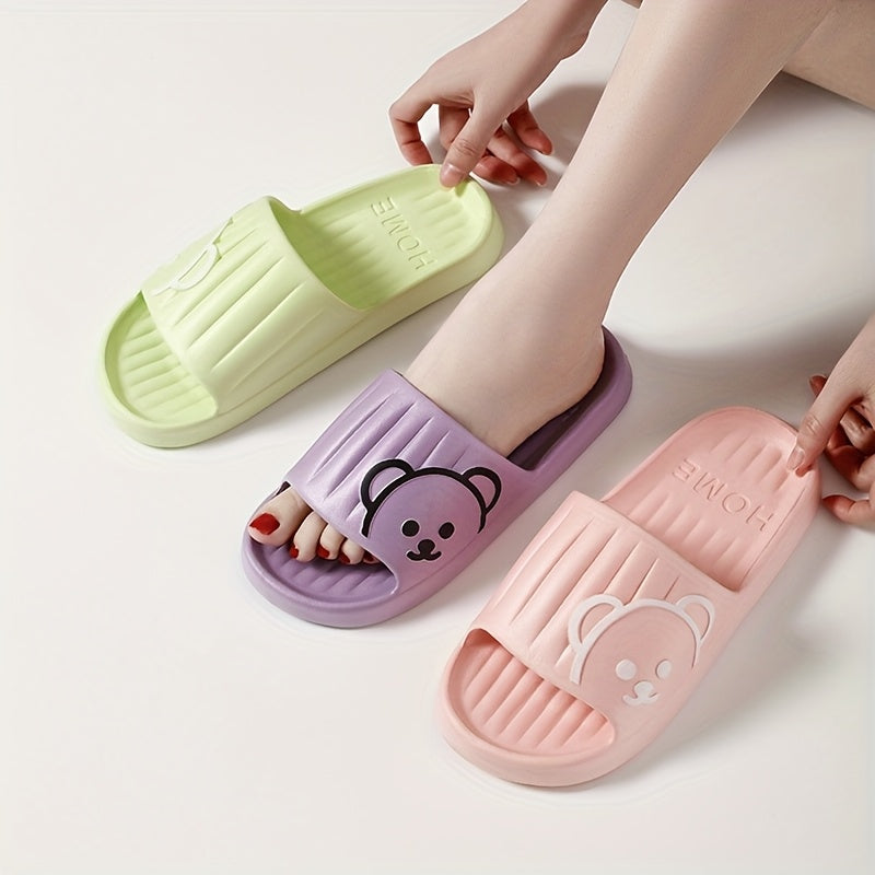 Unisex EVA Non-Slip Sandals Minimalist Stripe Comfortable All Seasons