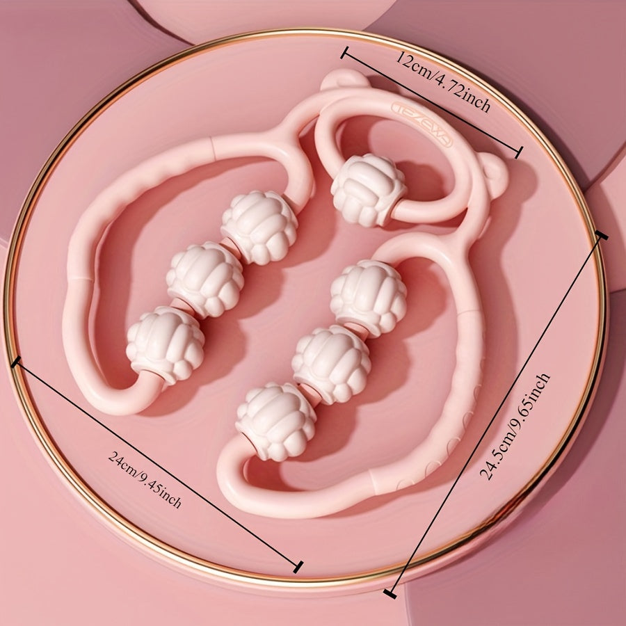 Bo'sh joylarni yumshatish uchun almashtiriladigan yostiqlarga ega bo'lgan bo'yin, yelka, orqa va oyoqlar uchun portativ massaj qiluvchi.