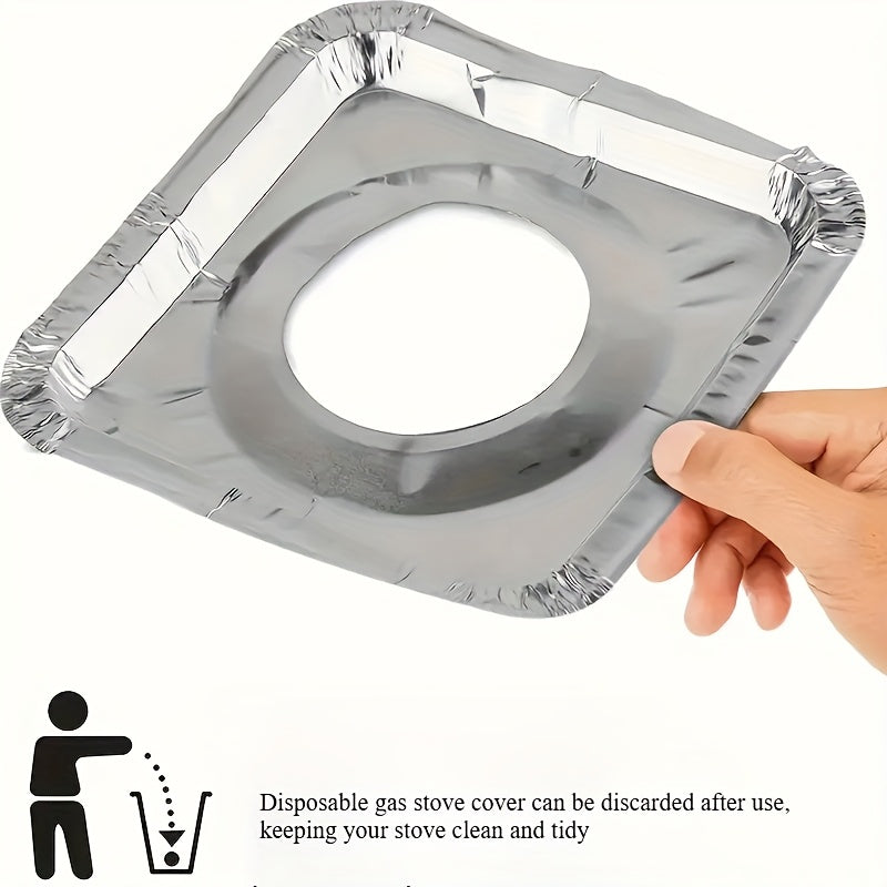 Одноразовые алюминиевые крышки для конфорок газовых и электрических плит, 18 или 54 штук