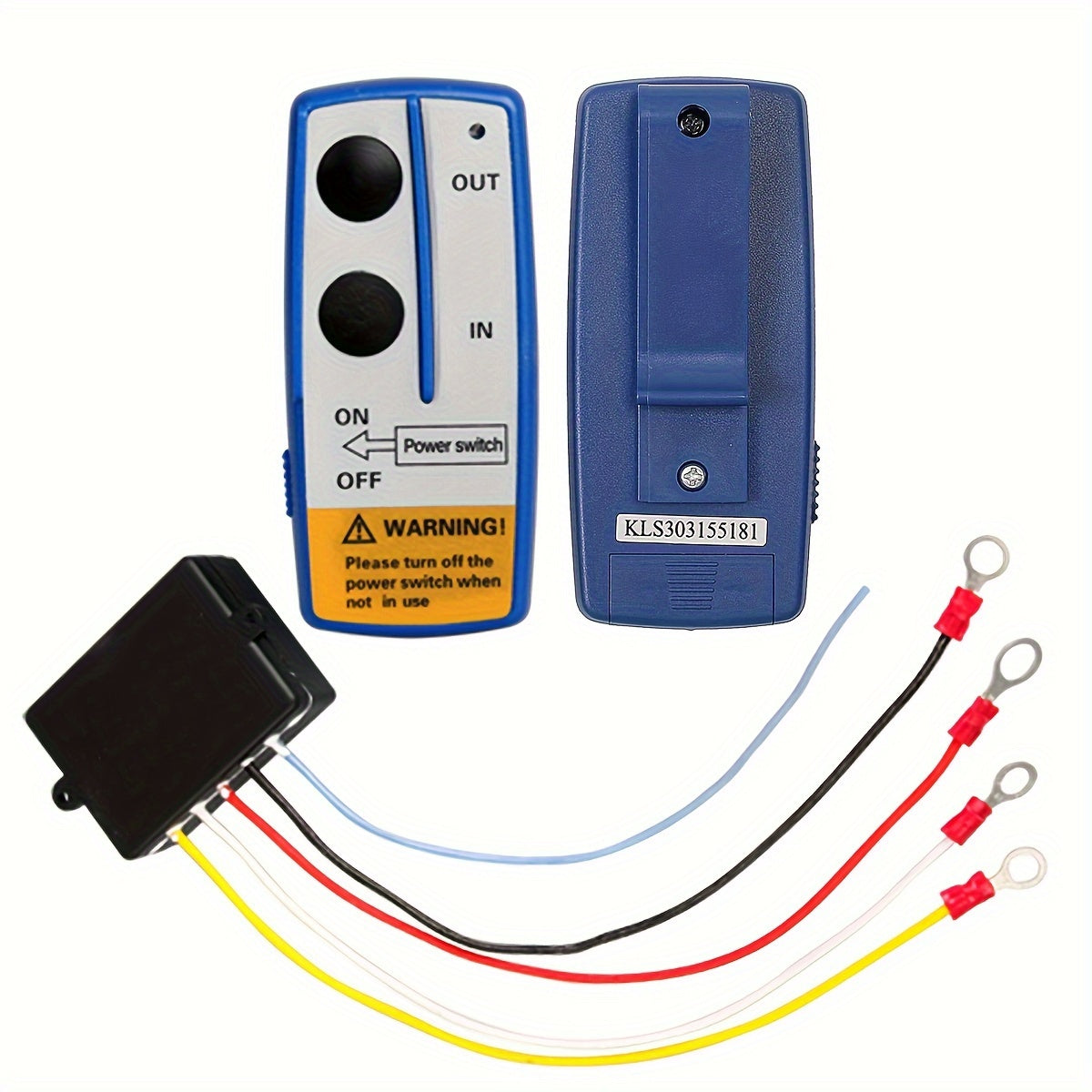 Wireless Winch Remote Control Kit 12-24V for ATV SUV with Durable Connectivity
