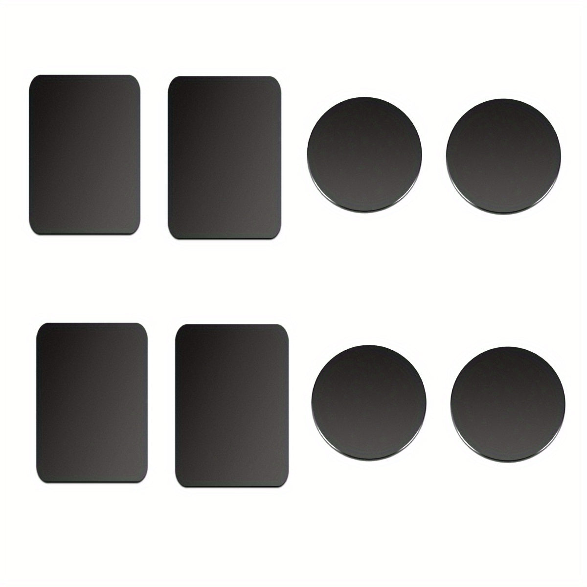 Universal Magnetic Car Phone Holder with Metal Plate and Disc Mount