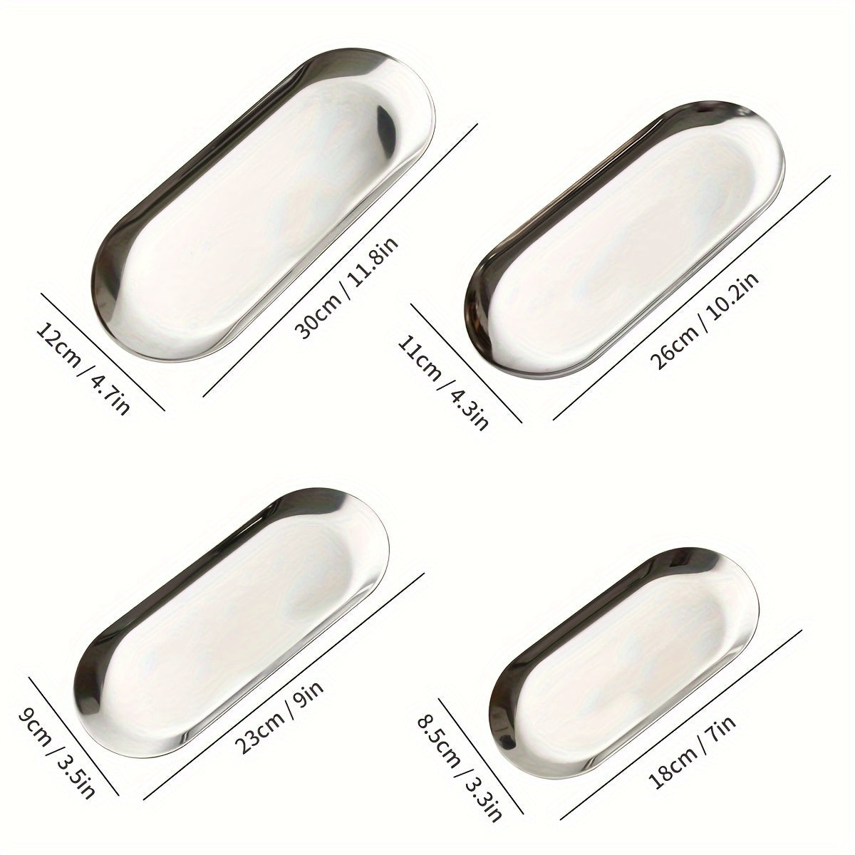 Stainless Steel Dessert Plate with Cartoon Pattern for Snacks and Fruit