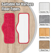 Упаковка из 2/4 многоразовых моющихся насадок для парового швабры, разработанных для эффективной очистки от пыли и легкой сборки. Совместимы с паровыми швабрами, не требуют электричества. Идеально подходят для уборки полов на кухне и в ванной.