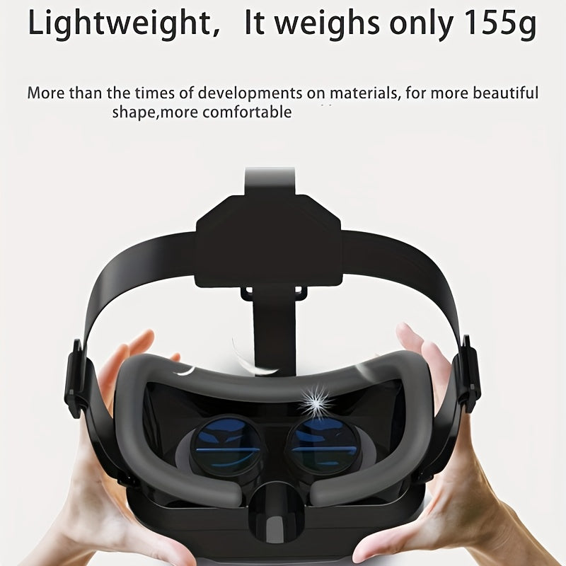 3D VR Headset for iPhone and Android Phones with Controllers and Binocular Lenses