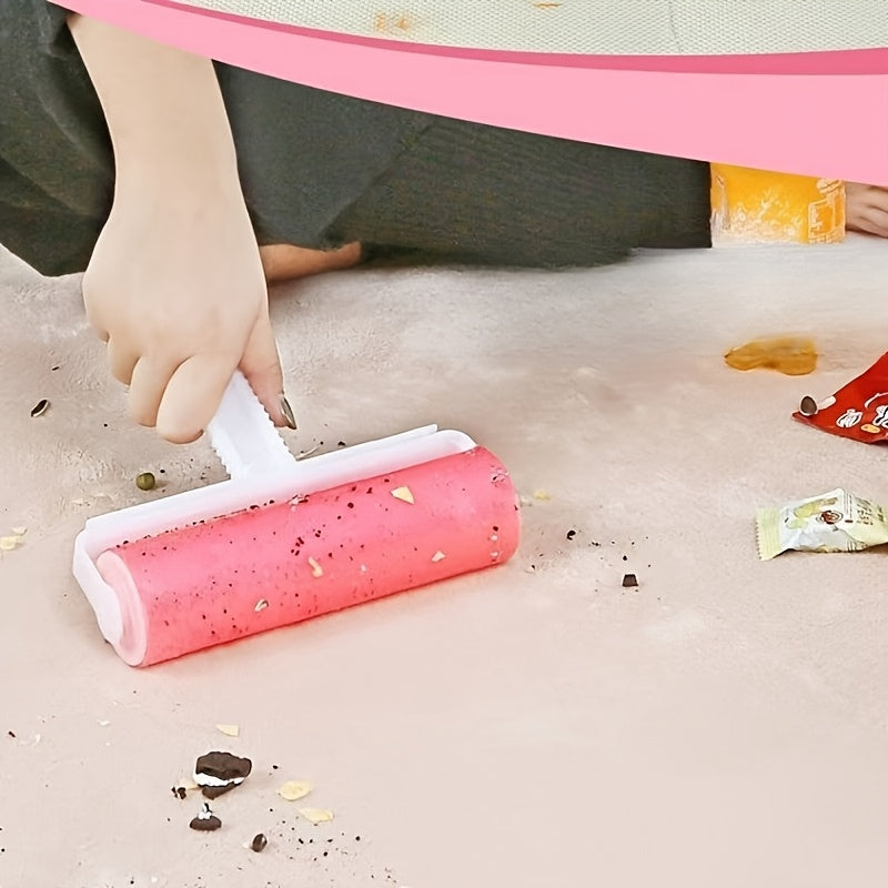 Large Washable Pet Hair Remover Roller Brush with Sticky Lint Roller for Dogs and Cats