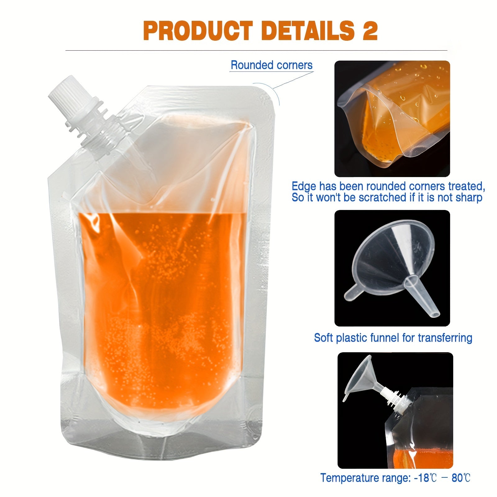 Reusable Plastic Water Bottles Set of 6 8oz 12oz 16oz 32oz Leak-Proof Portable