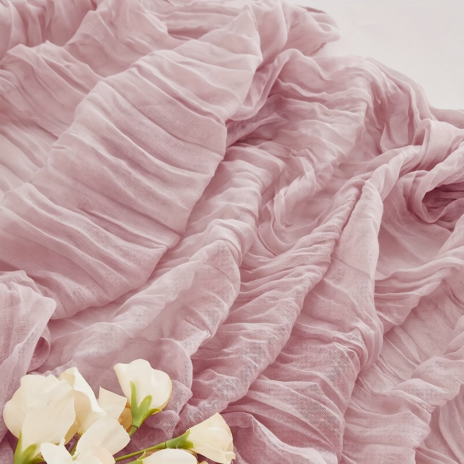 Bohemian Woven Cheese Cloth Table Runner for Weddings and Special Occasions