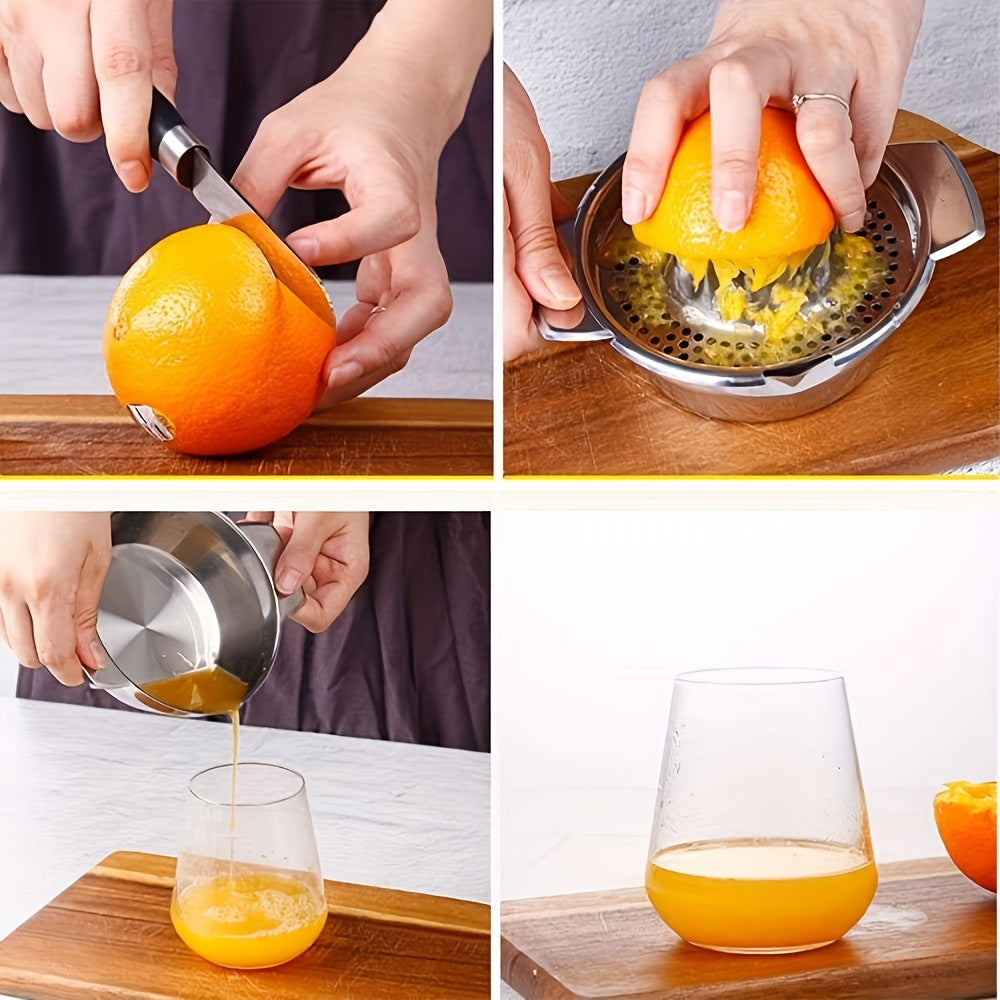 Stainless Steel Lemon Orange Juicer Manual Squeezer Kitchen Tool