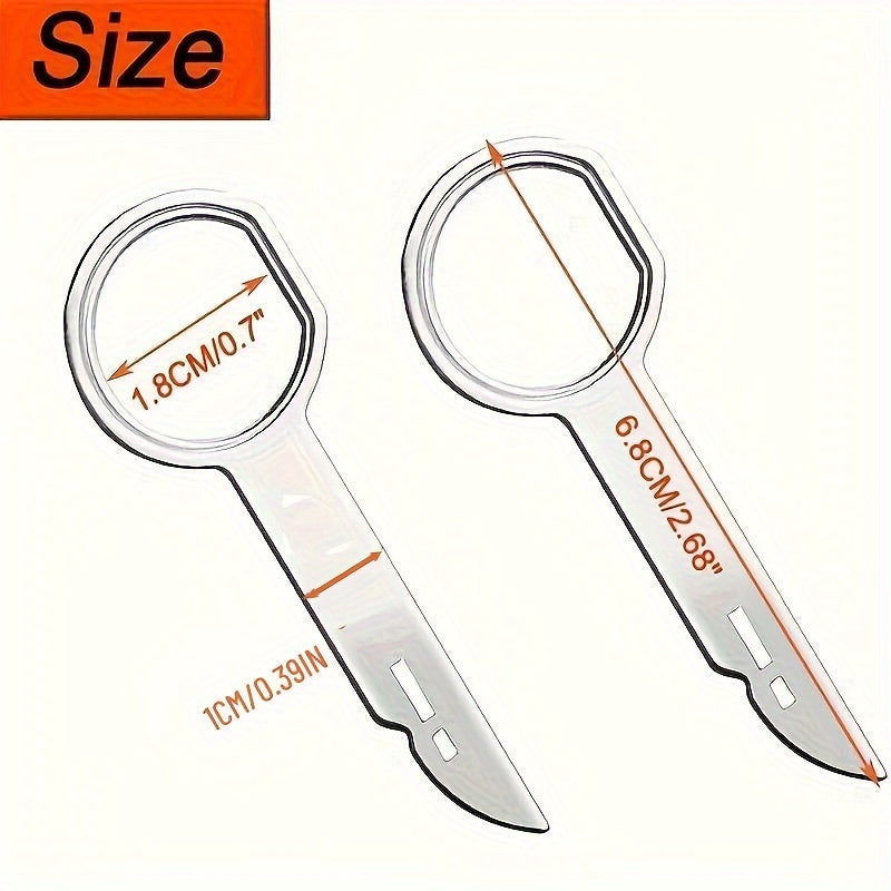 2 Pair Radio CD Stereo Removal Tools for Ford Focus Mondeo C-Max Fiesta Transit