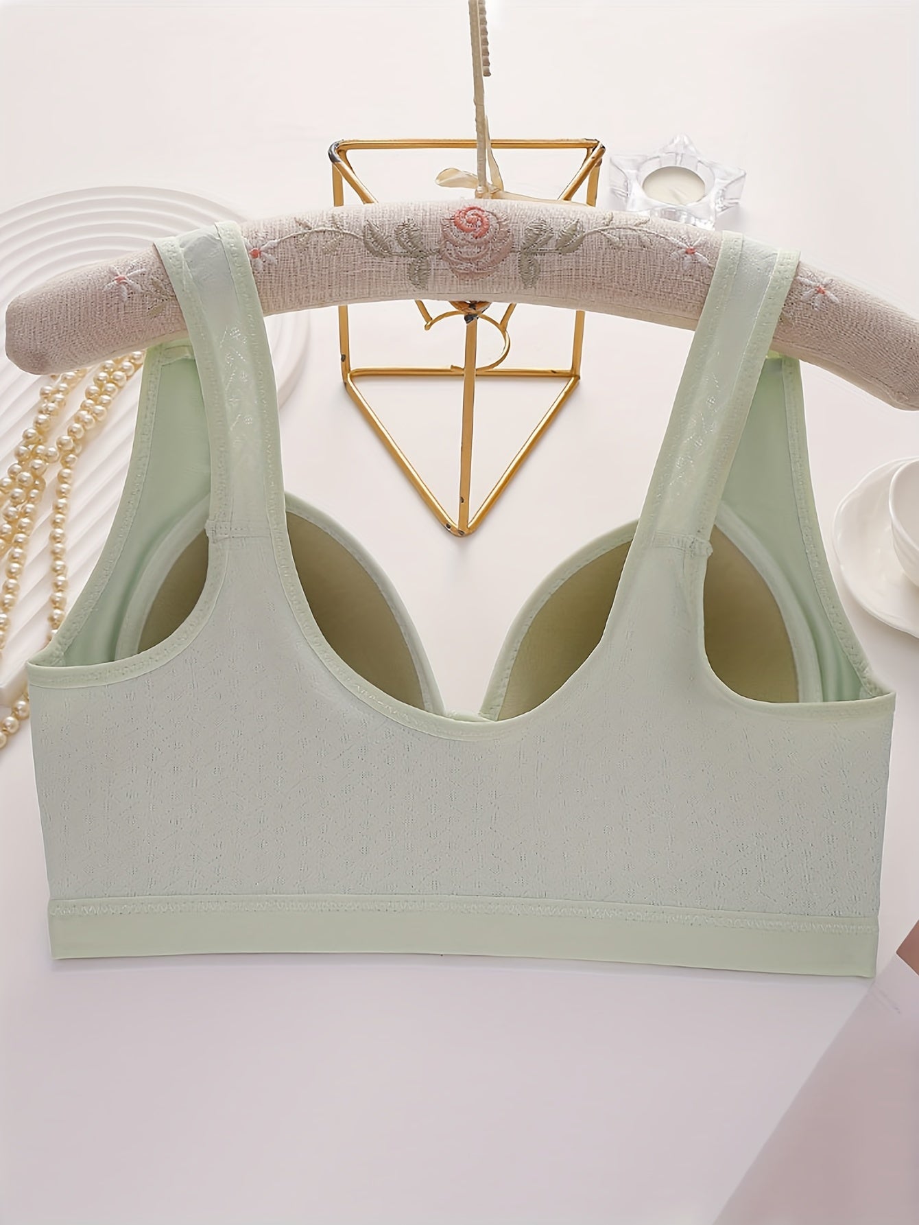 5 Old Qisqichli Simsiz Push Up Brasslar, Qulay va Havo O'tkazuvchi Ayollar Ichki Kiymishi va Ichki Kiymishlari