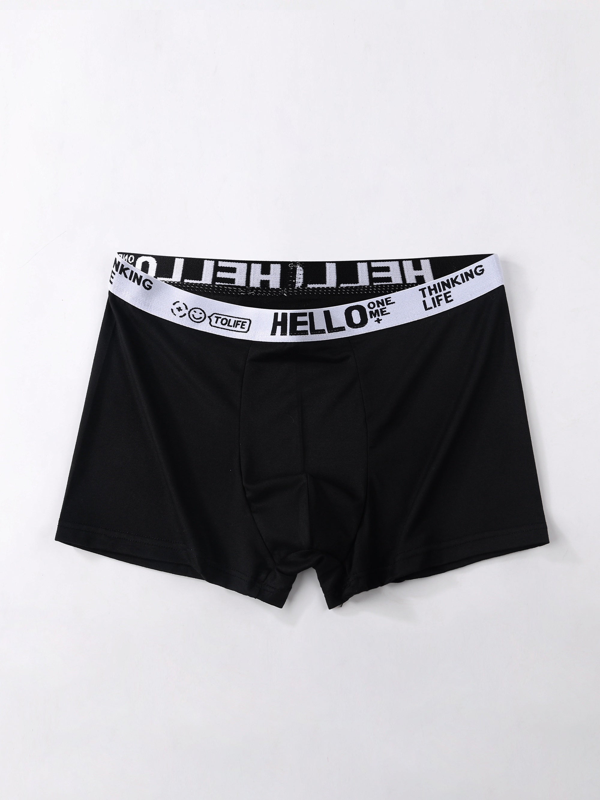 Men's Solid Color Boxer Shorts 1 3 or 5 Pack Breathable Polyester Spandex Casual