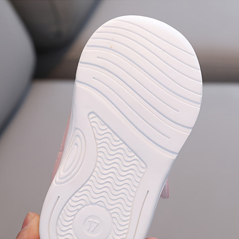 Bola va kichkina bolalar uchun nafas oladigan, sirpanmaydigan, yumshoq taglikli mesh sport poyabzali, Bolalar uchun bahor va kuz