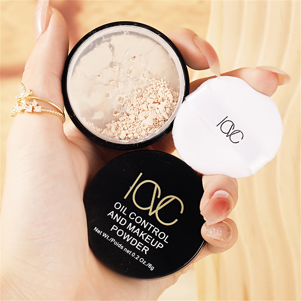 Loose Setting Powder with Oil Control Sweat Resistance Pore Blurring Brightening for All Skin Types