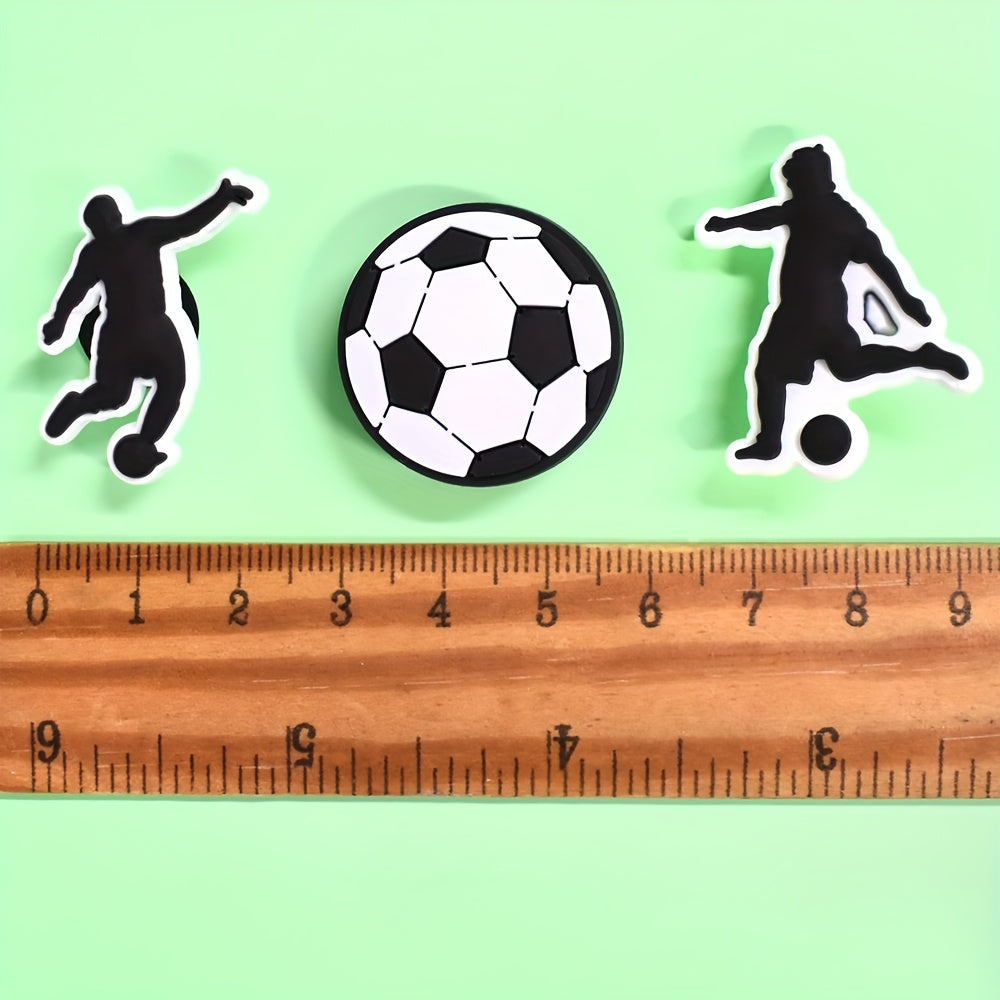 16pcs Plastic Soccer Shoe Charms Football Shoe Accessories Diy Decorations