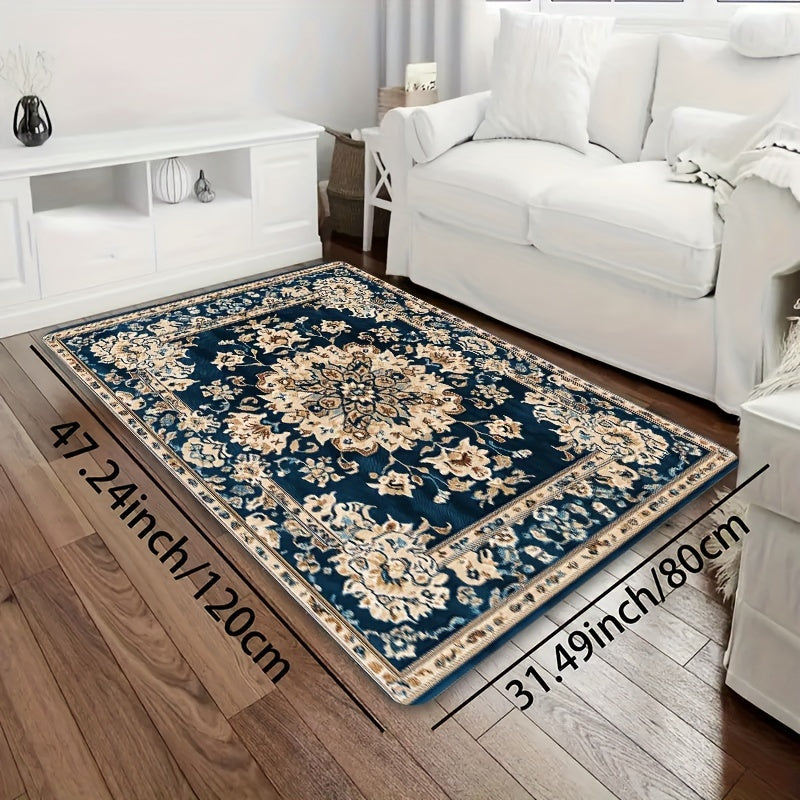 Bohem uslubidagi aksent gilam 8mm polyester, sirg‘almas, oshxona, yotoqxona, ichki makon uchun