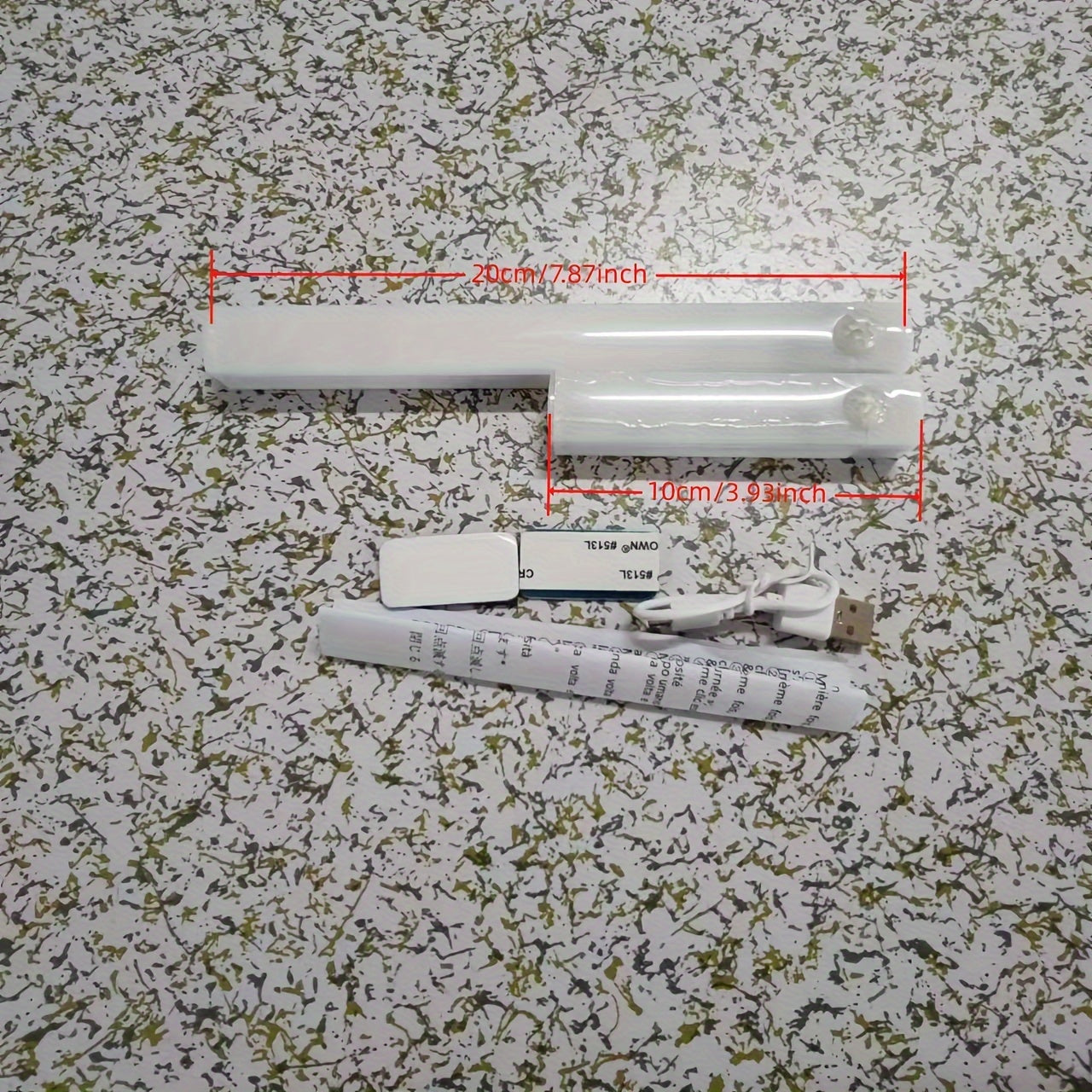 USB Magnetic LED Night Light for Wardrobe Cabinet and Office Shoe Cabinet Dimmable White Yellow