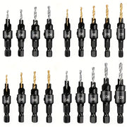 Woodworking Countersink Drill Bit Set 4/5pcs Hex Shank for Woodworking
