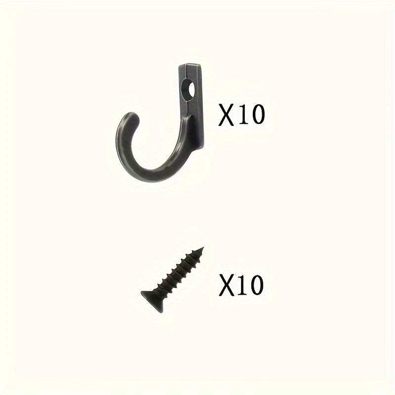 Juego de 10 ganchos decorativos para pared para dormitorio, baño y más, fáciles de instalar