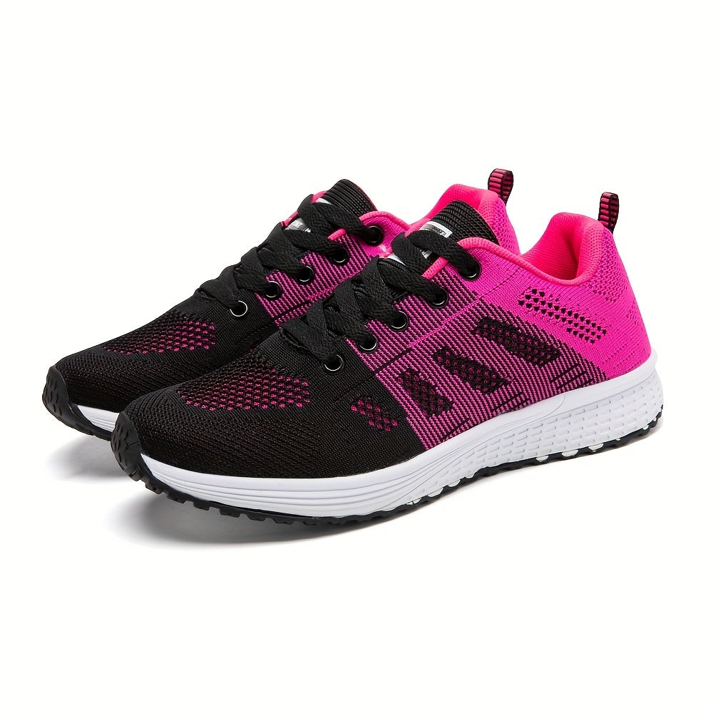 Women's Casual Mesh Sneakers, Lightweight Breathable Running Shoes