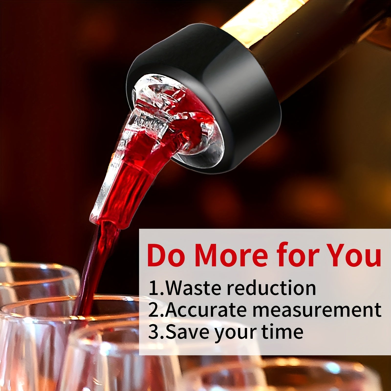 Ikkita 1oz shisha quyish moslamasi, alkogolni tarqatish uchun mo'ljallangan, uy barida tekila, kokteyl va viski uchun mukammal. Barma-barlar uchun ideal.