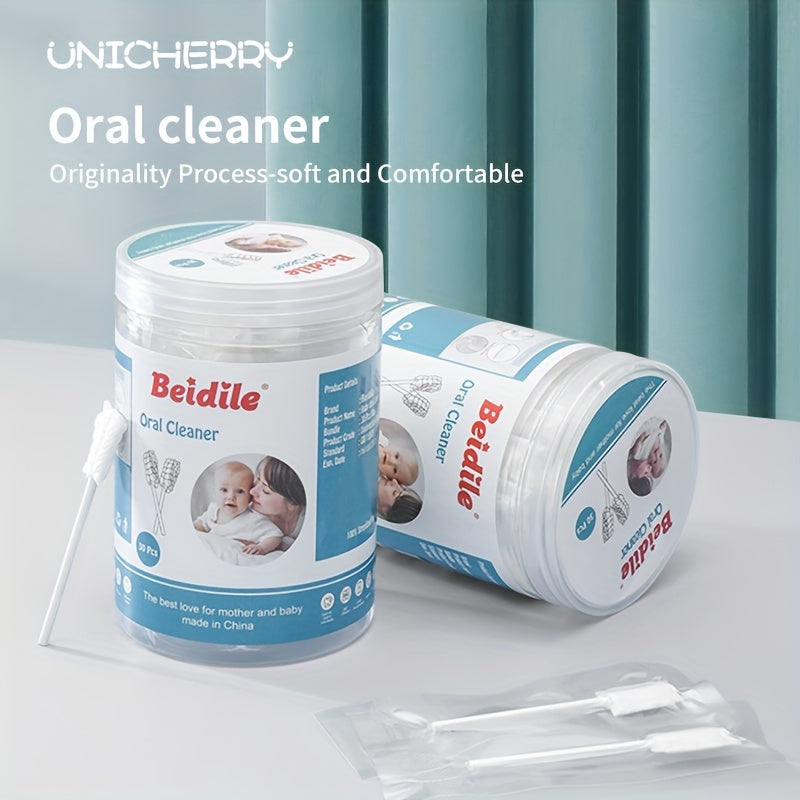 Набор из 30 чистящих языков, одноразовые марлевые зубные щетки для ухода за полостью рта, палочки для чистки полости рта для ежедневного ухода за семьей