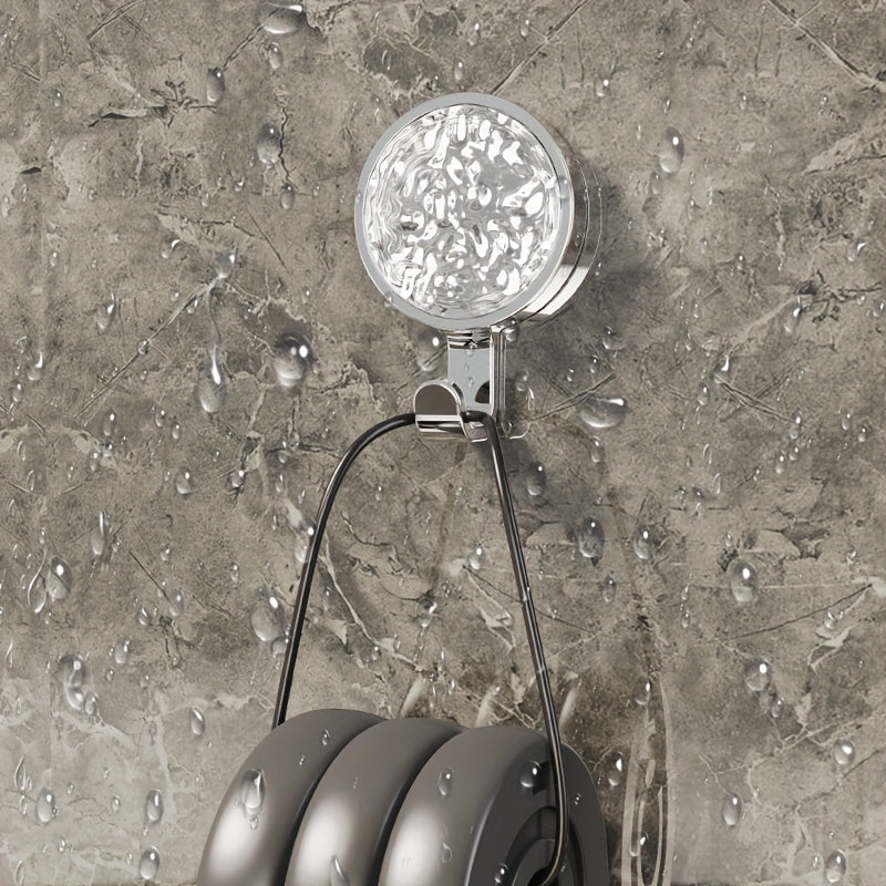 Glacier Pattern Wall Hook Set Seamless Non-perforated Bathroom Door Hanging