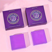 Jabón hidratante artesanal de lavanda para todo tipo de piel 80g