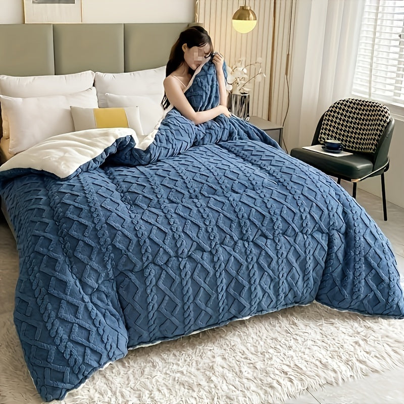 Taffeta Comforter Soft Thick Warm for Bedroom Guest Room Hotel