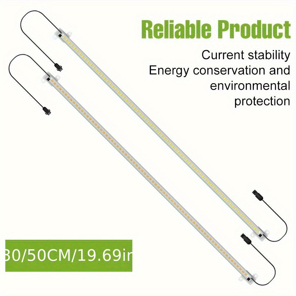 220V Full Spectrum LED Grow Light with 12 Heads 50cm for Indoor Plants Hydroponics Greenhouse