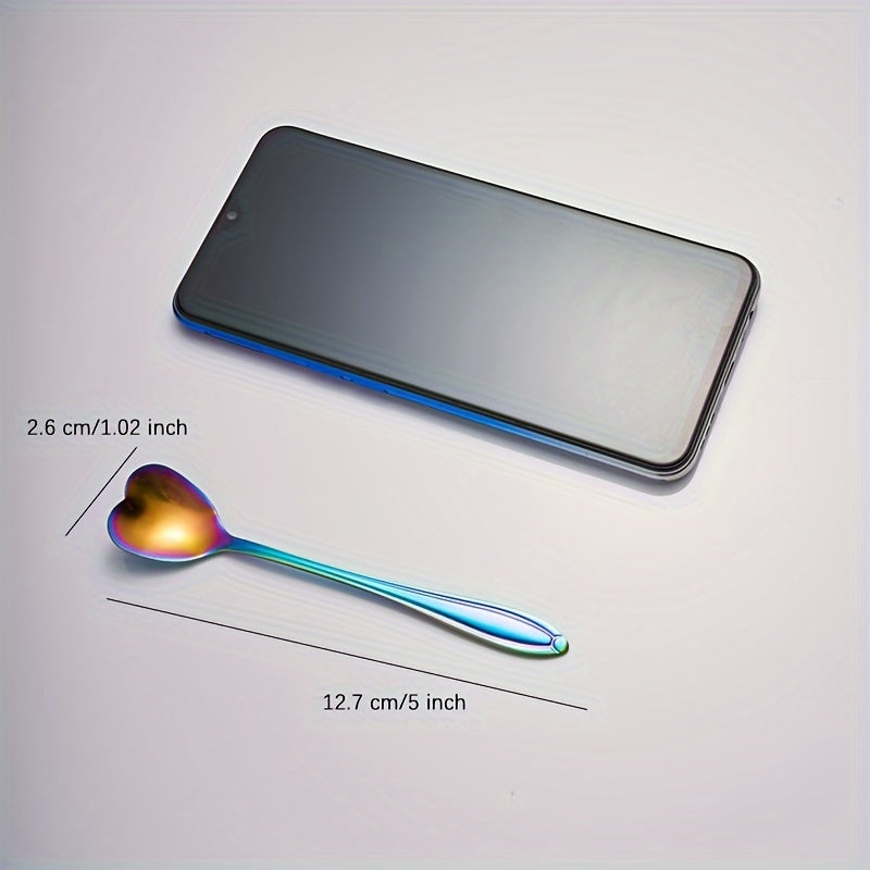 Valentine's Day Couple Love Ice Spoon Set Stainless Steel 4 or 8 Piece Kitchen Utensils