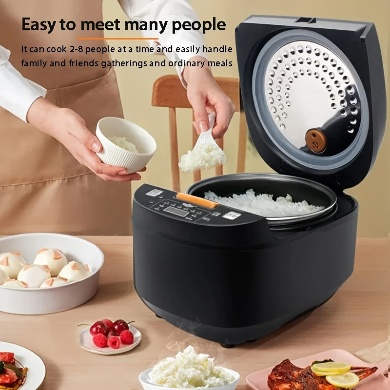 5L Automatic Smart Rice Cooker Stainless Steel Non-Stick Keep Warm Home Caravan Friendly