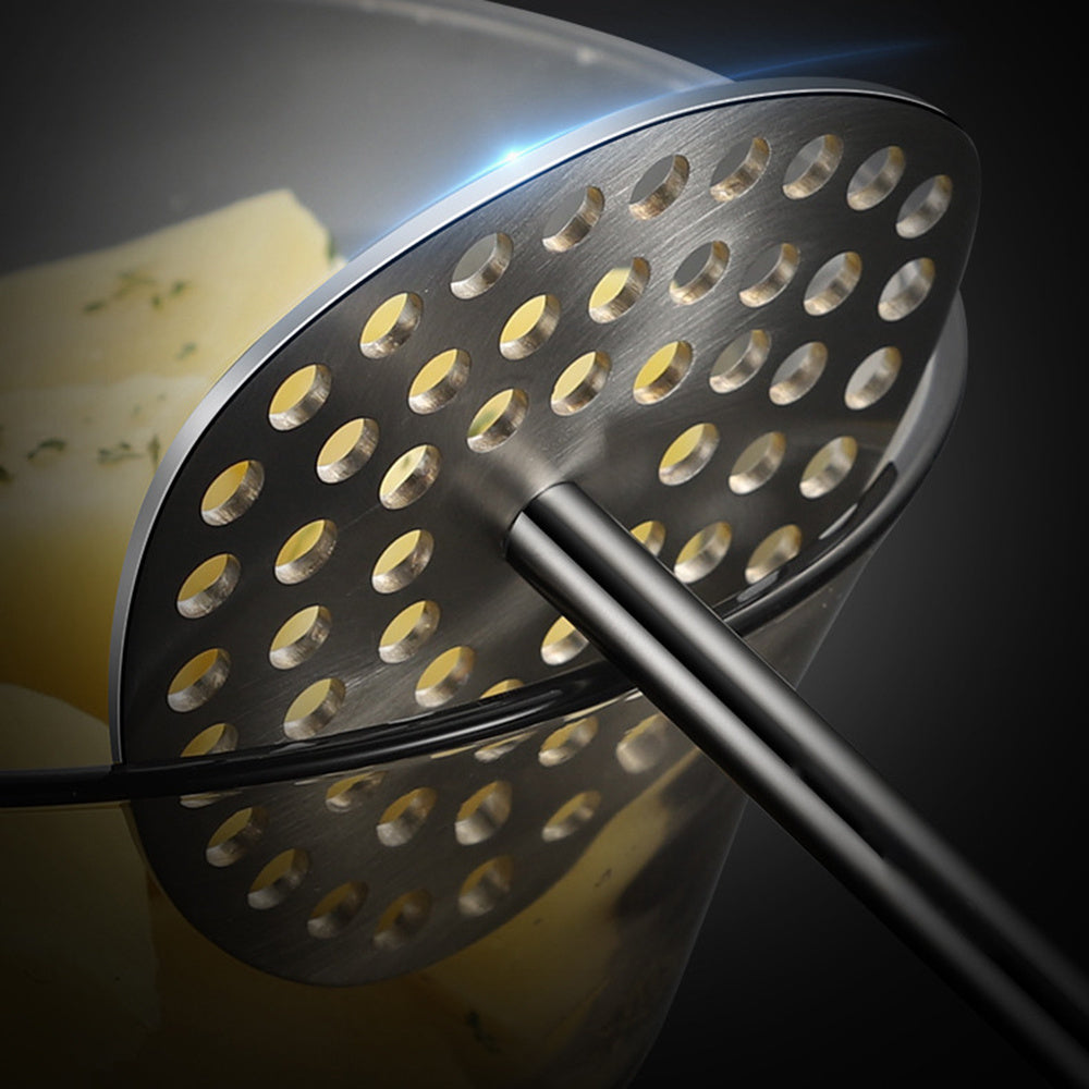 Stainless Steel Potato Masher with Fine Mesh Kitchen Tool for Pureed Food