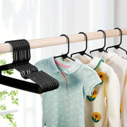 Baby Clothes Hangers 50 Pcs Durable Anti-Slip Plastic for Kids Closet Wardrobe Storage