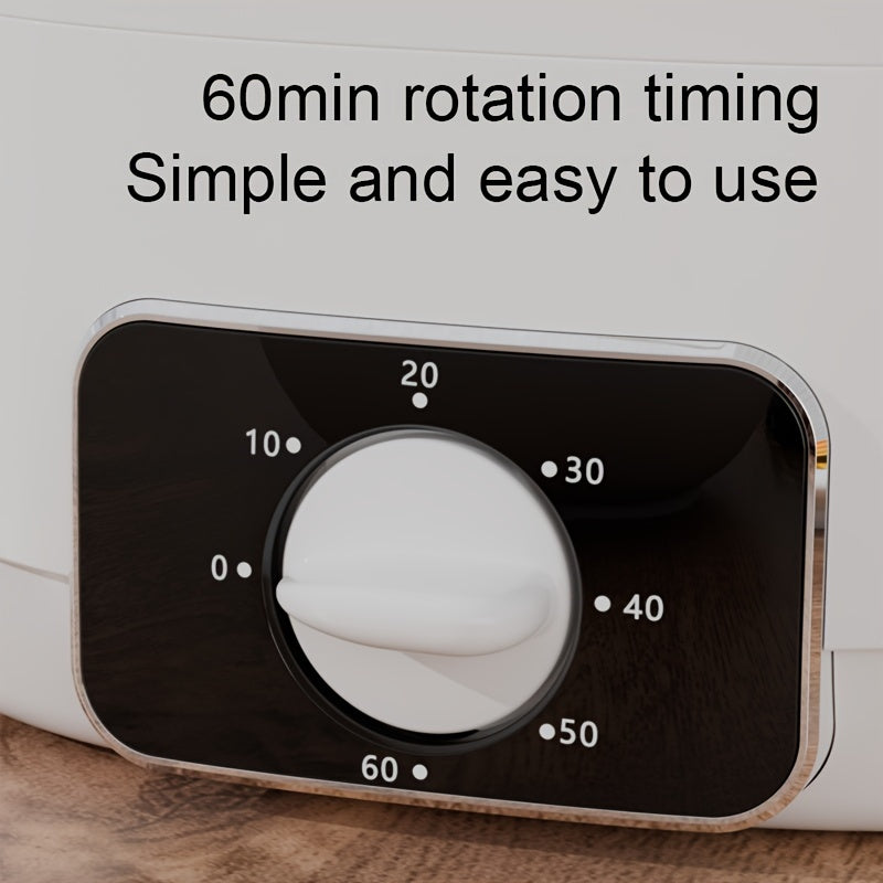 3-tier transparent steamer 13L capacity detachable pot 800W energy-saving