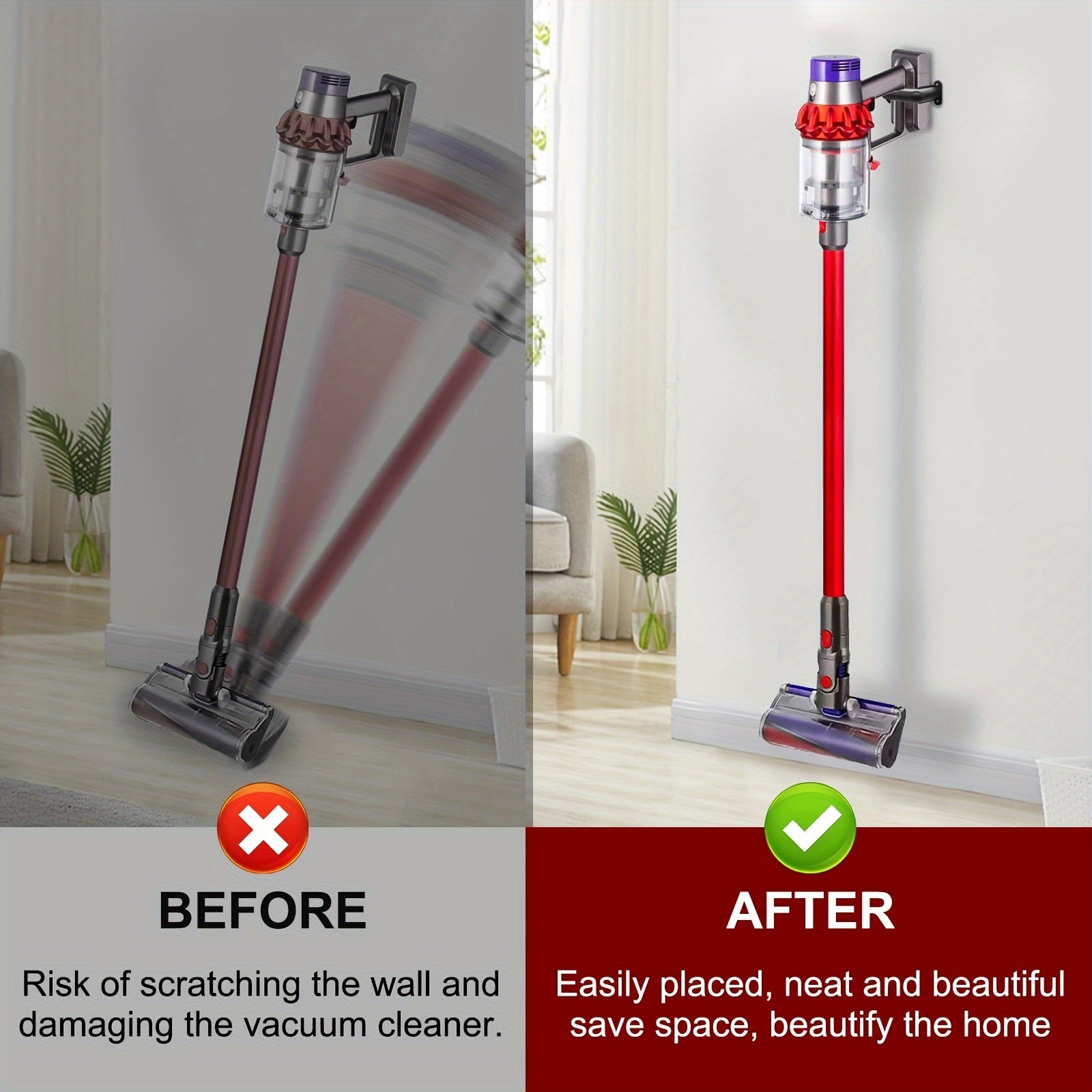 Крепление для док-станции для пылесосов Dyson Cyclone Animal V10 V11 V12 V15 и Shark IX141 IZ562H IZ682H IZ462H беспроводных ручных пылесосов для домашних животных