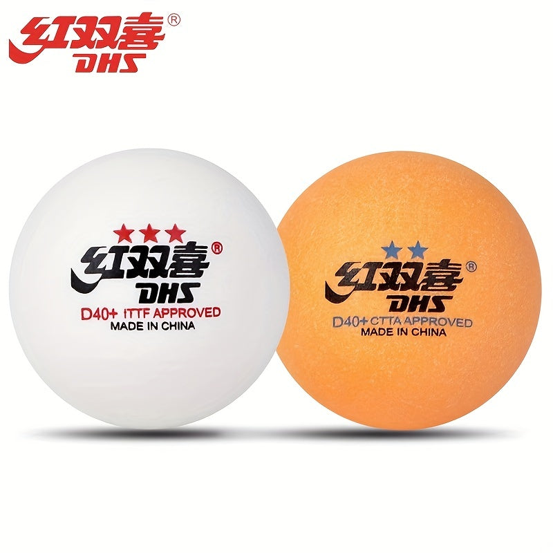Resin White Yellow Table Tennis Balls for Competition and Training Indoor Ping Pong Balls