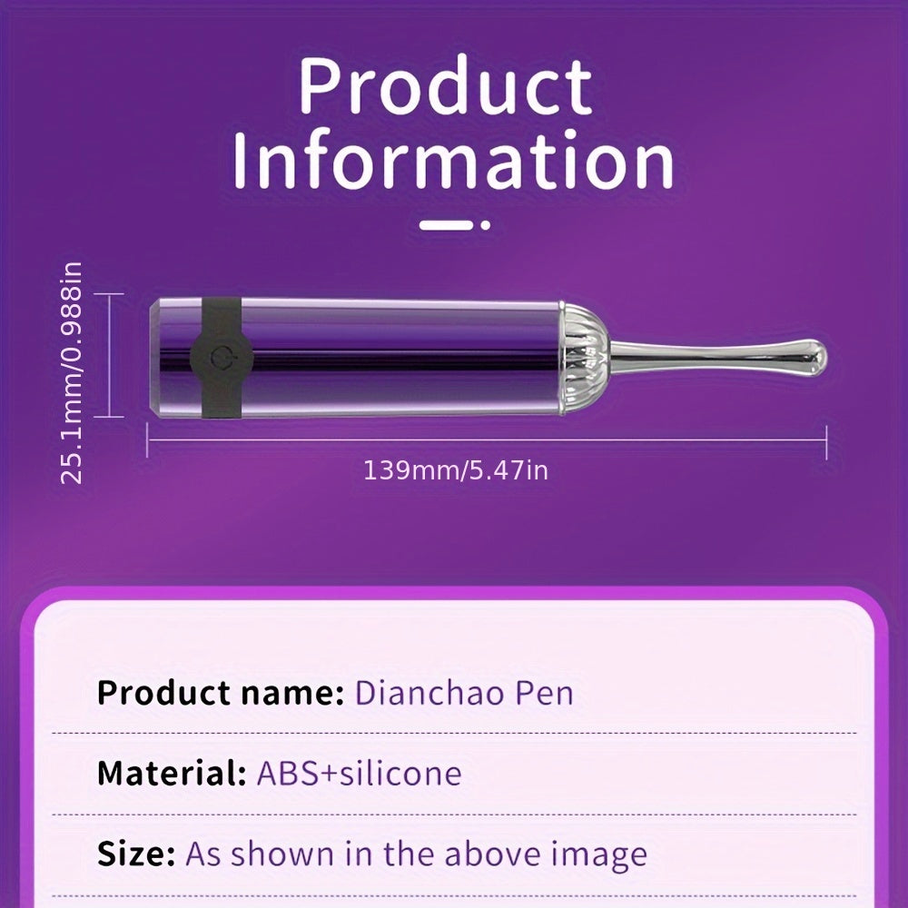 Women's Rechargeable Clitoral Bullet Vibrator With 10 Vibration Modes