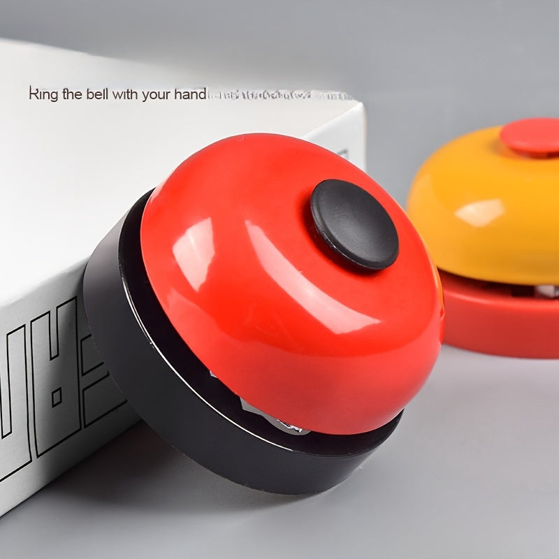 Rang-barang metall qo‘l chalinishi, stol uchun toza tovush bilan, uy hayvonlari uchun ogohlantirish