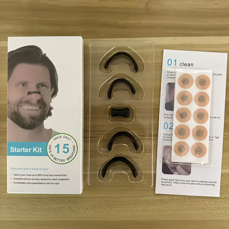 Magnetic Nasal Patch for Sleep Disorders Nasal Congestion Relief Waterproof Breathable Non-Irritating