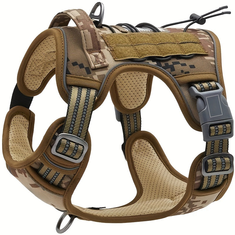 Reflective Dog Harness for Medium to Large Dogs with Adjustable Vest and Handle