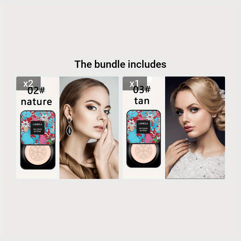 Crema de maquillaje CC para mujer, hidratante, mate, de larga duración, corrector