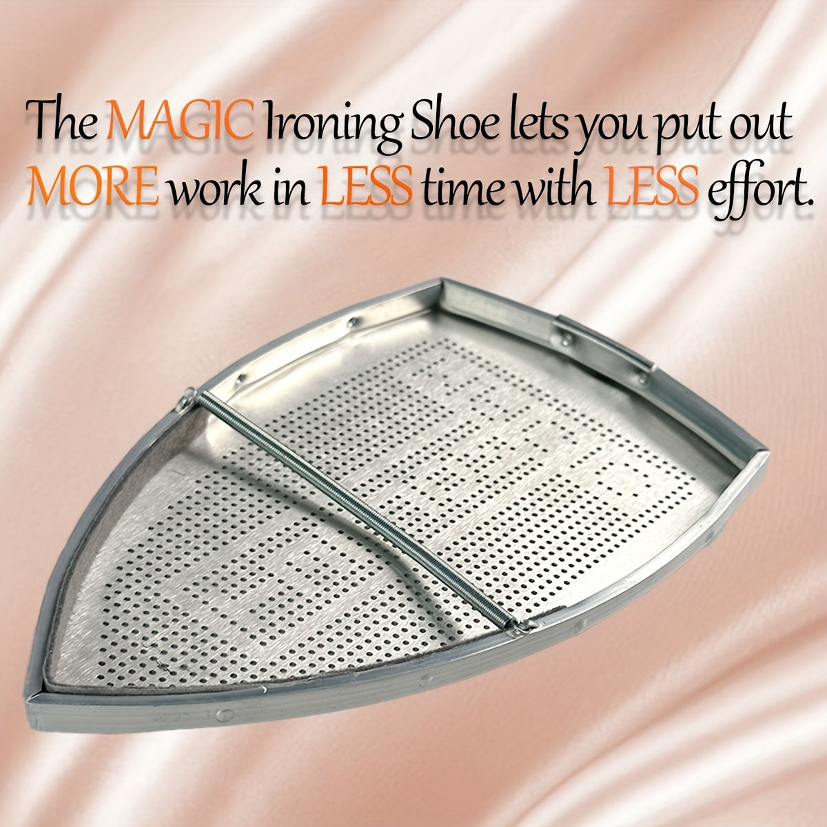 Revolutionary Steam Iron Sole Protector for Shoes and Boots Laser-Cut Base Plate Guard