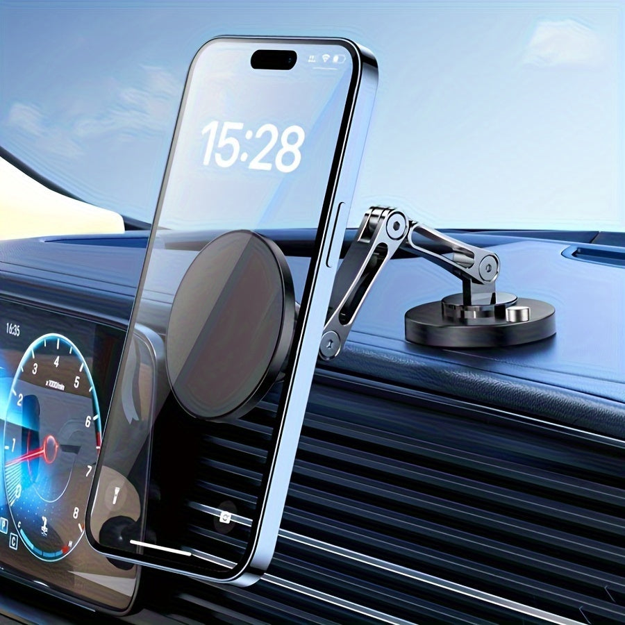 Universal Waterproof Aluminum Magnetic Car Phone Mount for Dashboard