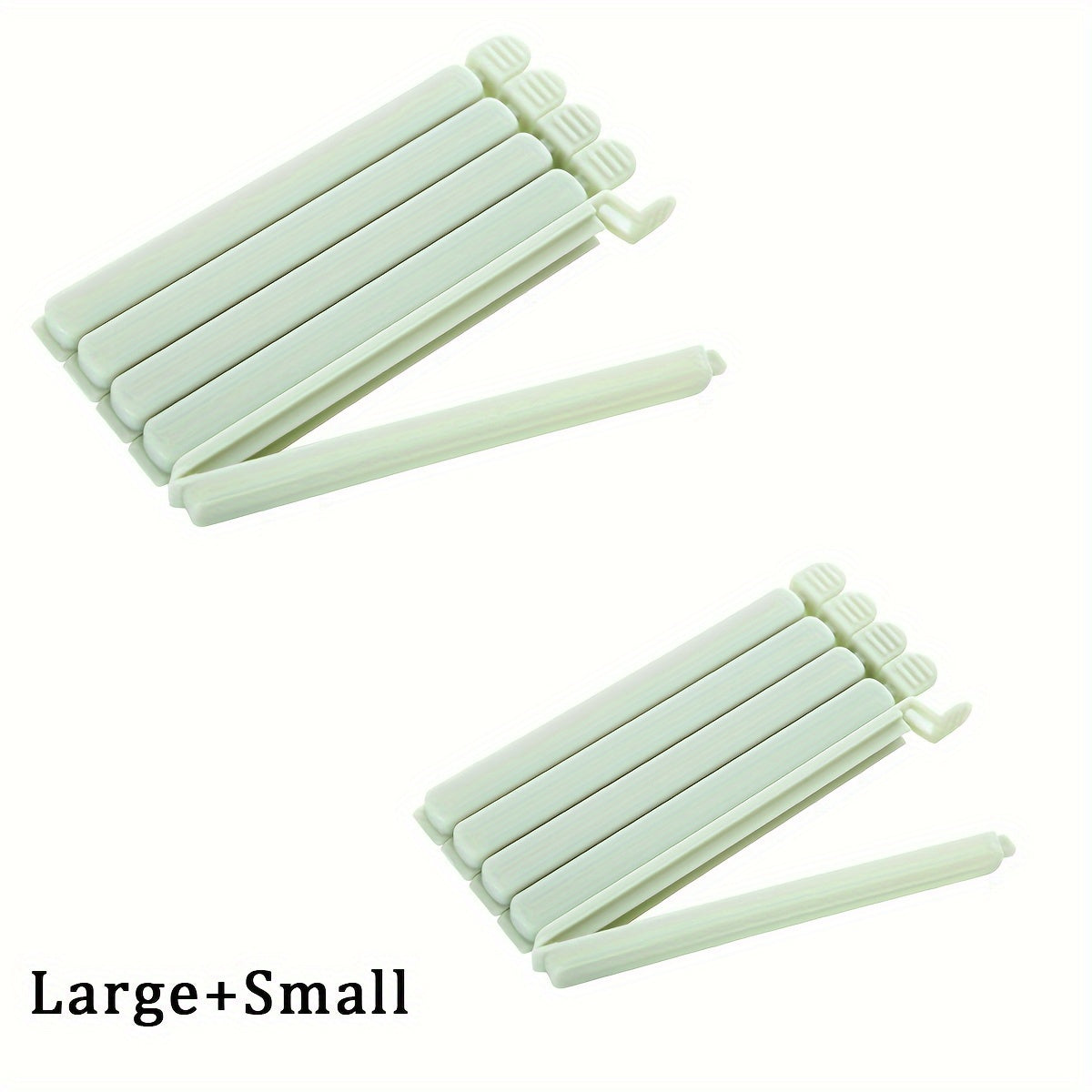 Oziq-ovqat saqlash kliplari 5 yoki 10 dona, oziq-ovqatning yangi holatini saqlash uchun havo o'tkazmaydigan sumka kliplari