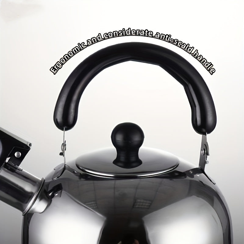 Нержавеющий чайник 3л с свистком для домашнего и коммерческого использования