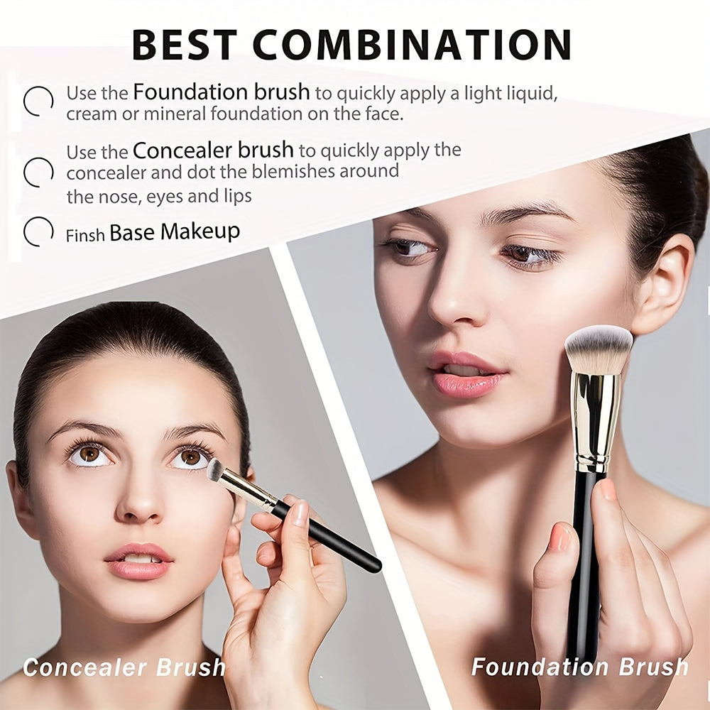 Women Foundation Concealer Brushes Set for Contouring BB Cream Makeup