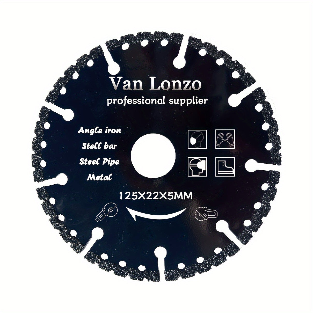Diamond Saw Blade 115mm 125mm Metal Cutting Disc for Steel Stone Concrete